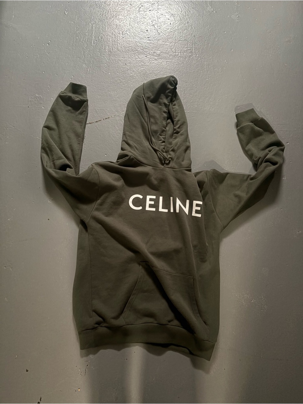 Celine Olive green hoodie